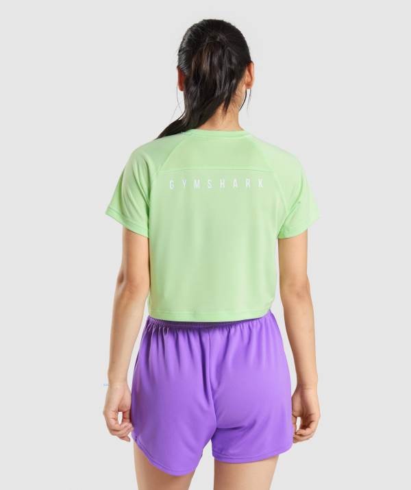 Damske Tricka Gymshark Sport Midi Zelene | JM1856743